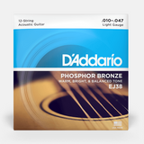 D'Addario - Light 12-String Acoustic Guitar Strings