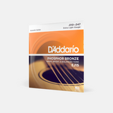 D'Addario - Extra Light Acoustic Guitar Strings