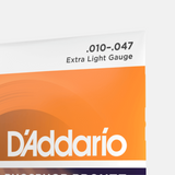 D'Addario - Extra Light Acoustic Guitar Strings