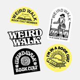 Weird Walk Book Cult Sticker Pack