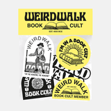 Weird Walk Book Cult Sticker Pack