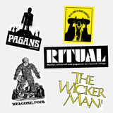 Weird Walk Wicker Man Sticker Pack